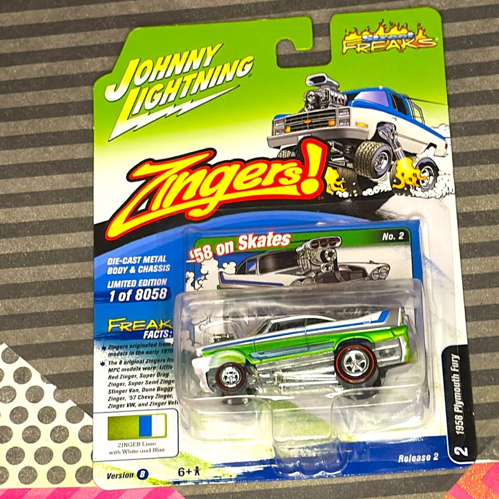 Johnny Lightning Zingers 1958 Plymouth Fury, Release 2